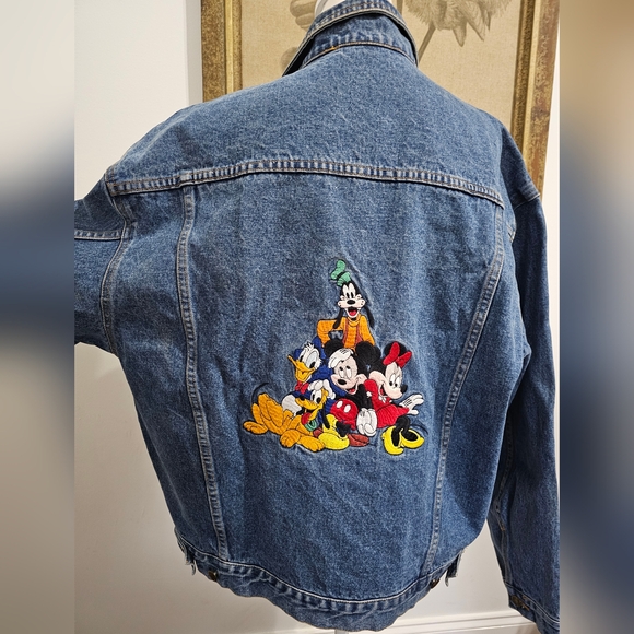 Disney Jackets & Blazers - Vintage 90s Disney Store XL Denim Jacket Mickey And Friends